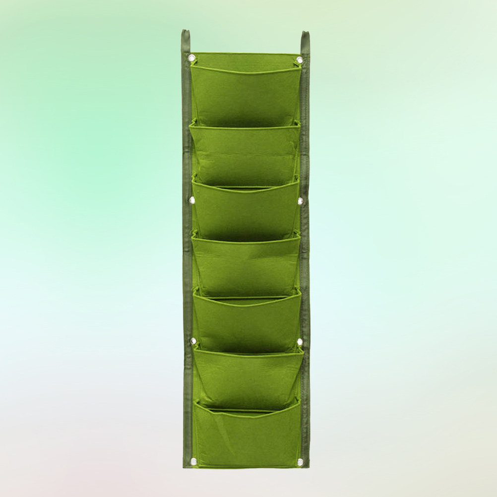 Outdoor Planting Bag - 1Pcs Wall-Mounted Plant Nutrition Bag 7-Pocket