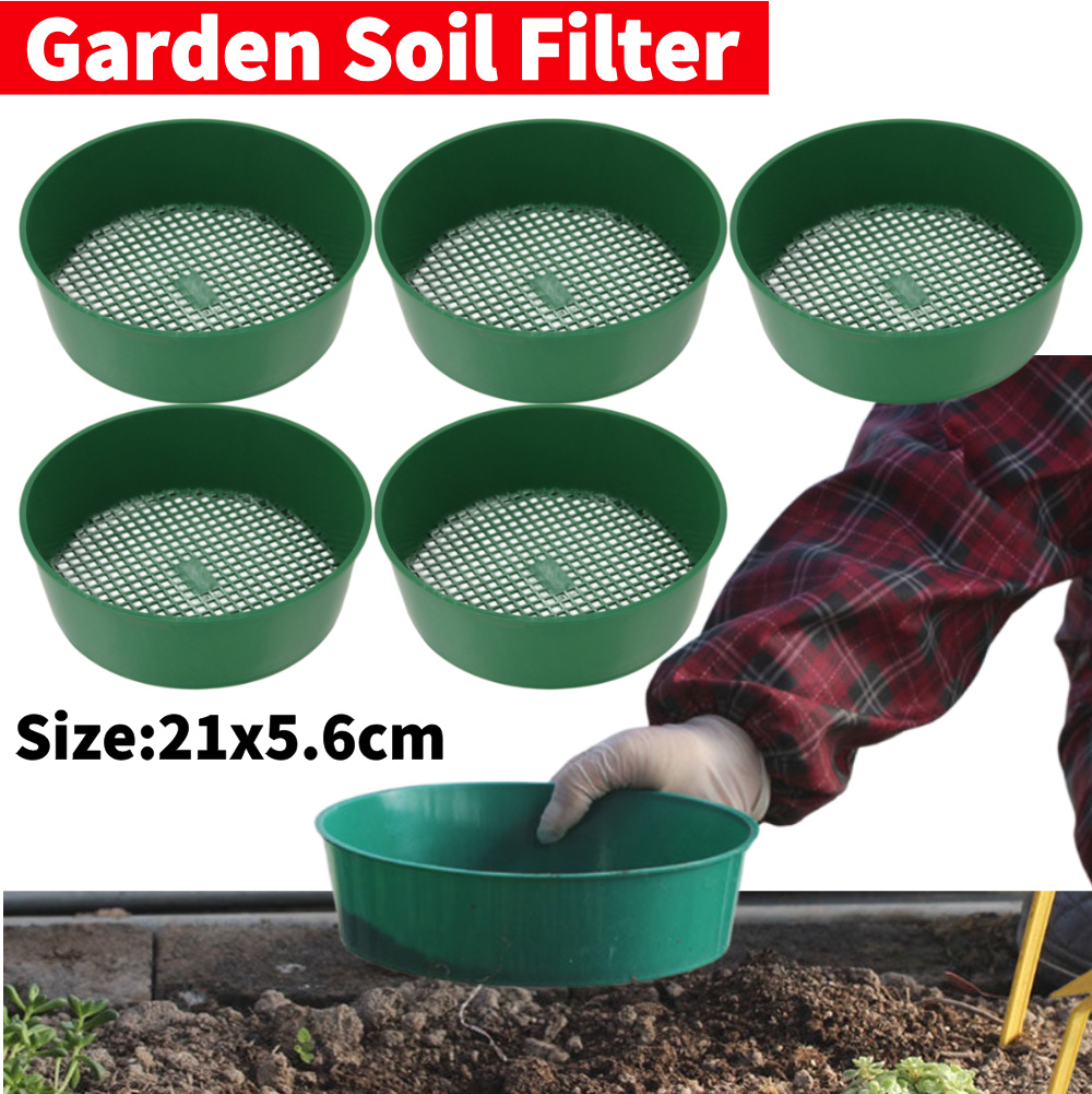 Garden Sieve Soil - 1-5pcs Plastic Garden Sieve Home Garden