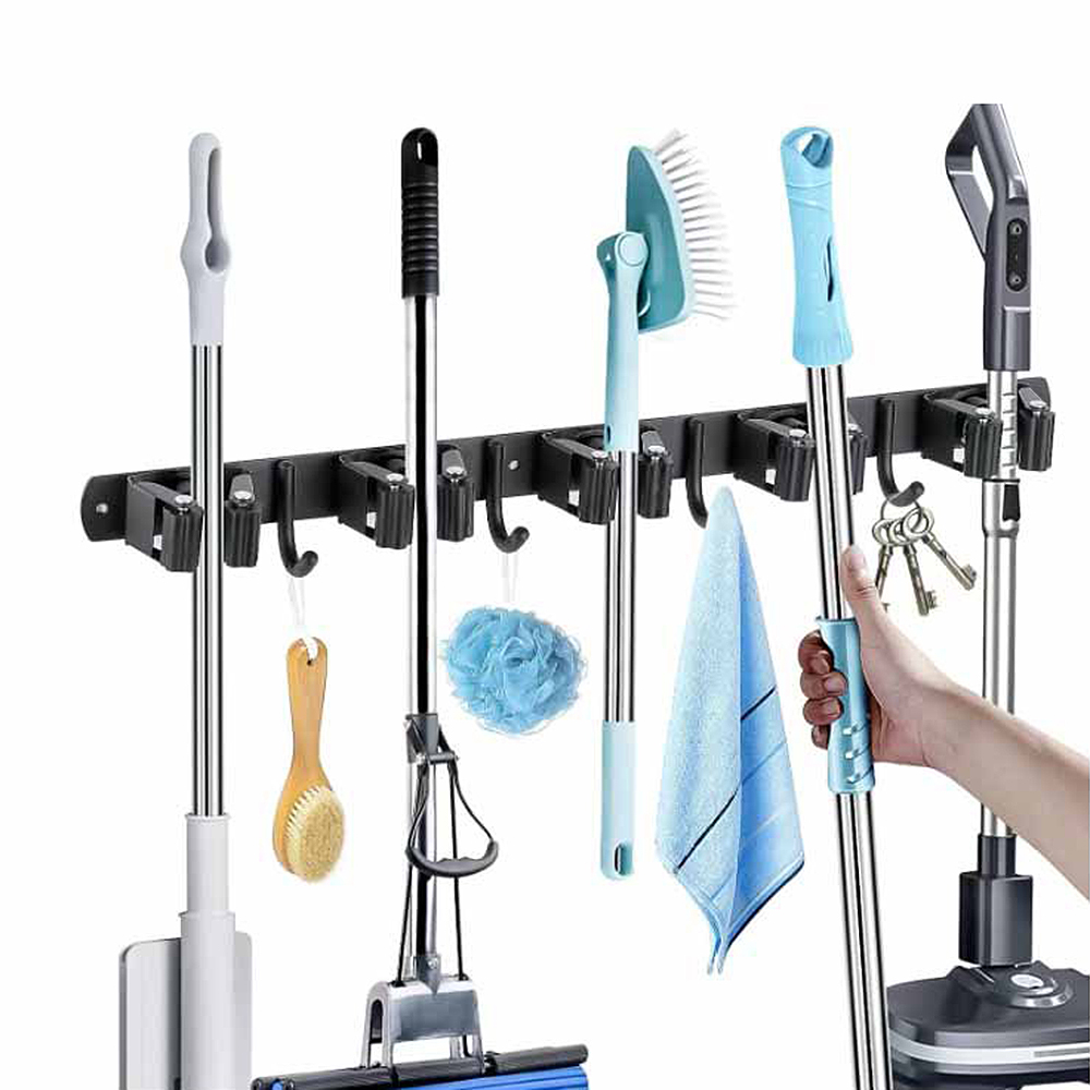 Gardening Tools Range - Stainless Steel Mop and Broom Holder