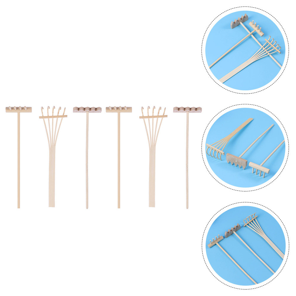 Zen Gardening Tools - 6 pcs Zen Sand Rake Set