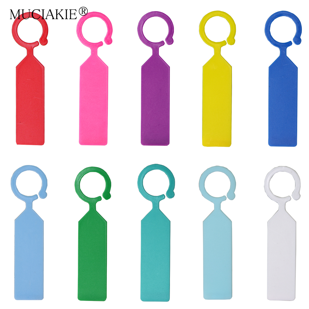 Gardening Tools Labeled - MUCIAKIE 50PCS Ring Plastic Hanging Labels