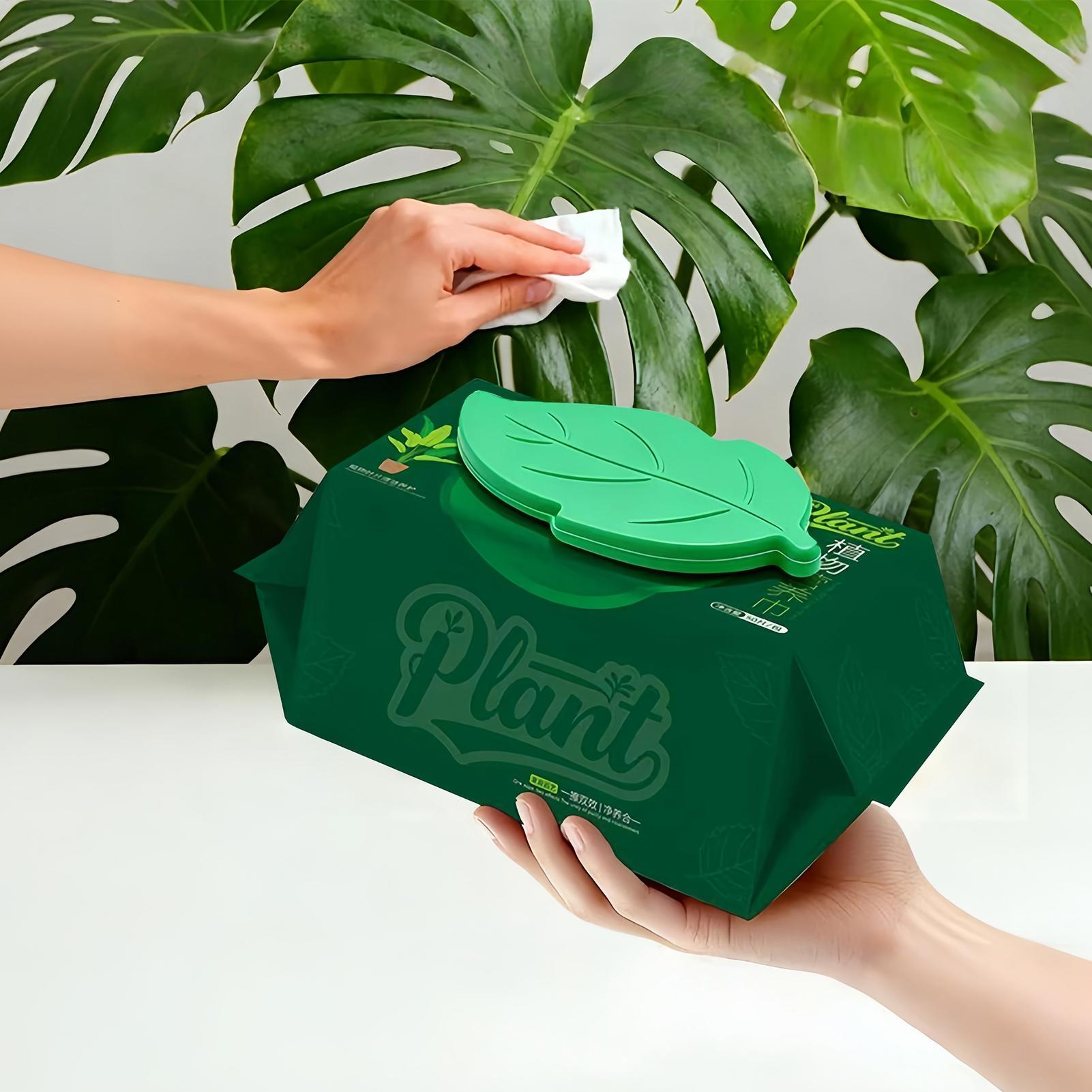 Outdoor Planting Bag - 50Pcs/bag Plant Leaf Cleaning Wipes, Dust