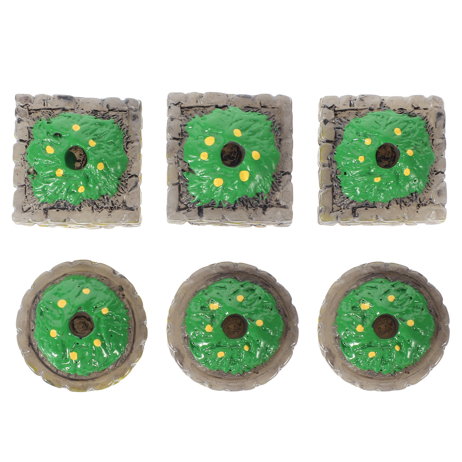 Gardening Tools Photo - 6Pcs Resin Parterre Flower Bed Decor