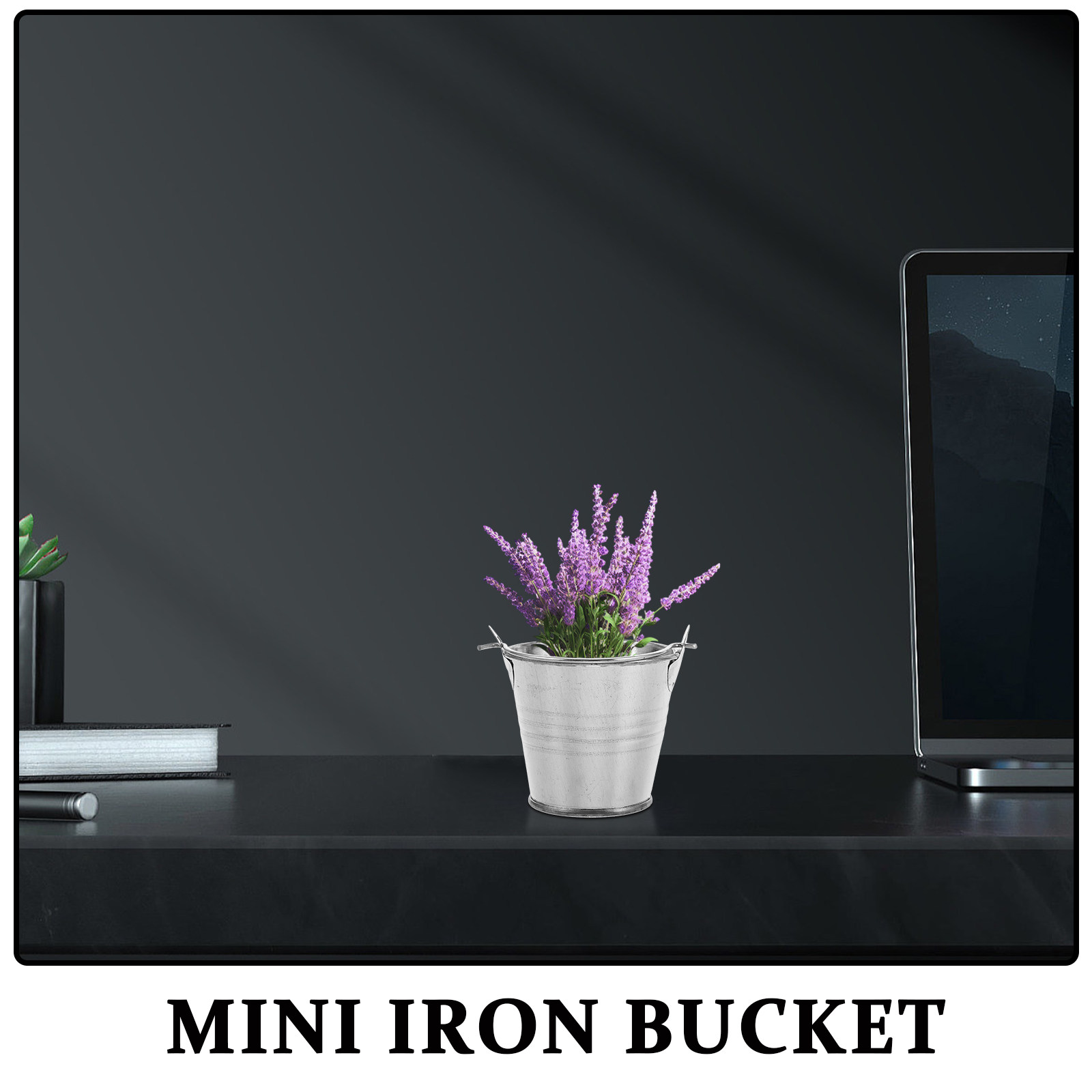 4Pcs Metal Iron Bucket Mini Fl - Gardening Tools Photo recension och pris