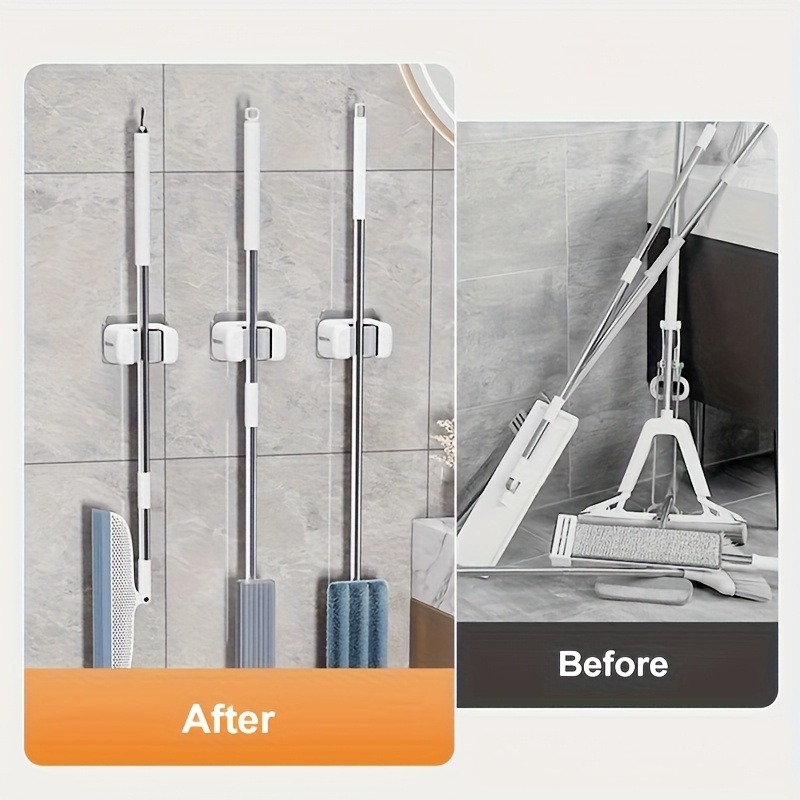 Wall-Mounted Mop and Broom Rac - Gardening Tools Range recension och pris