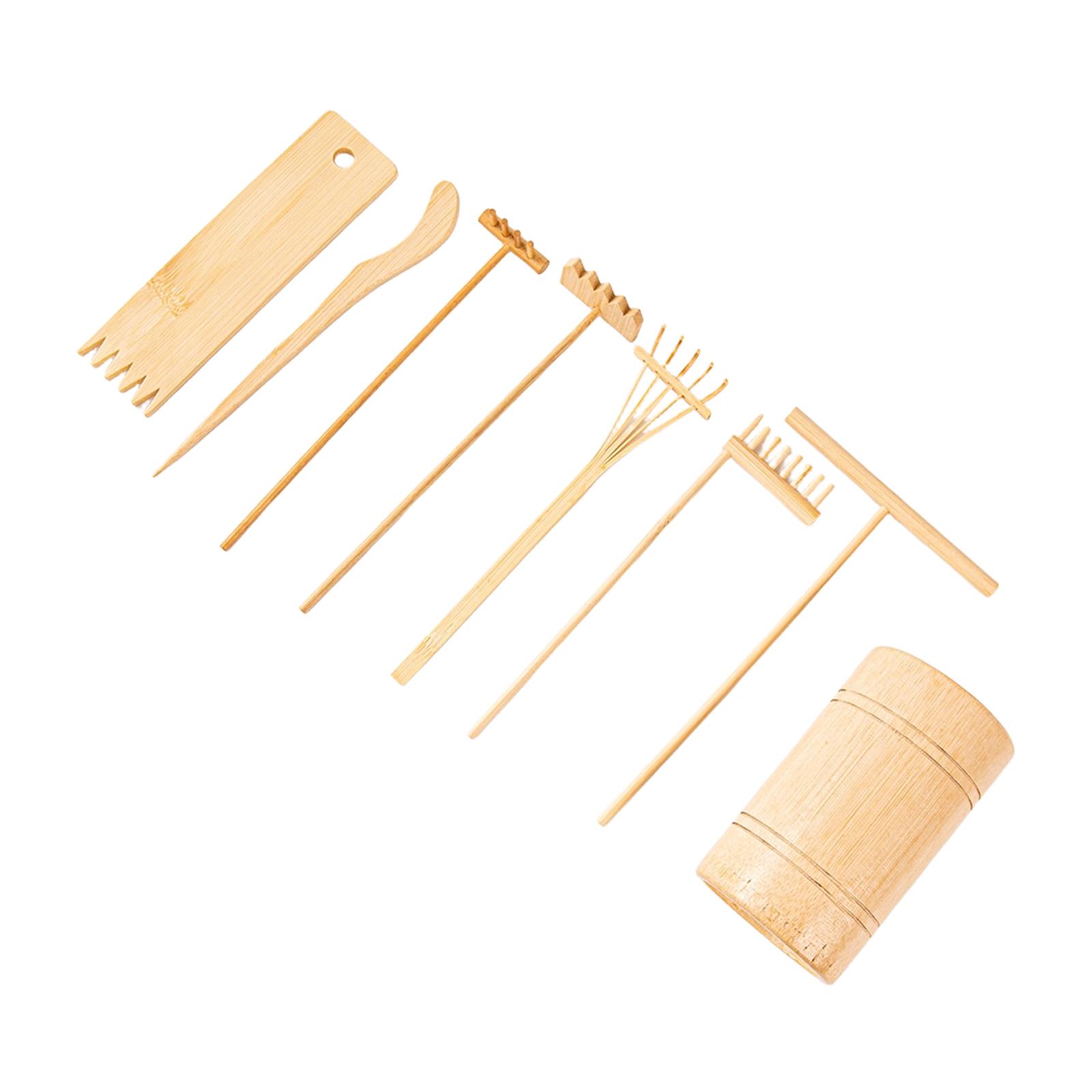 8 Pieces Mini Zen Sand Rake Cr - Zen Gardening Tools recension och pris