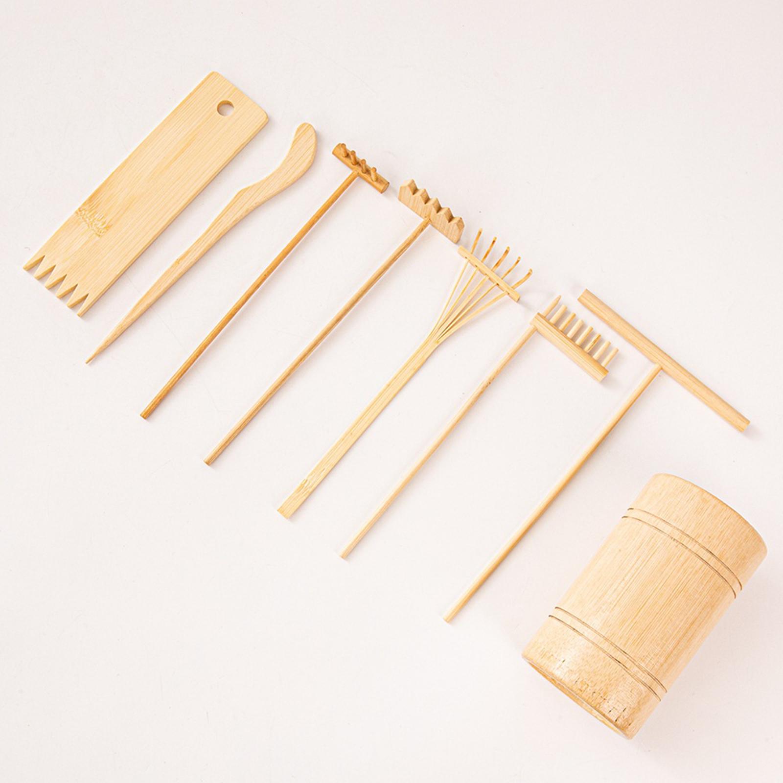 8 Pieces Mini Zen Sand Rake Cr - Zen Gardening Tools recension och pris