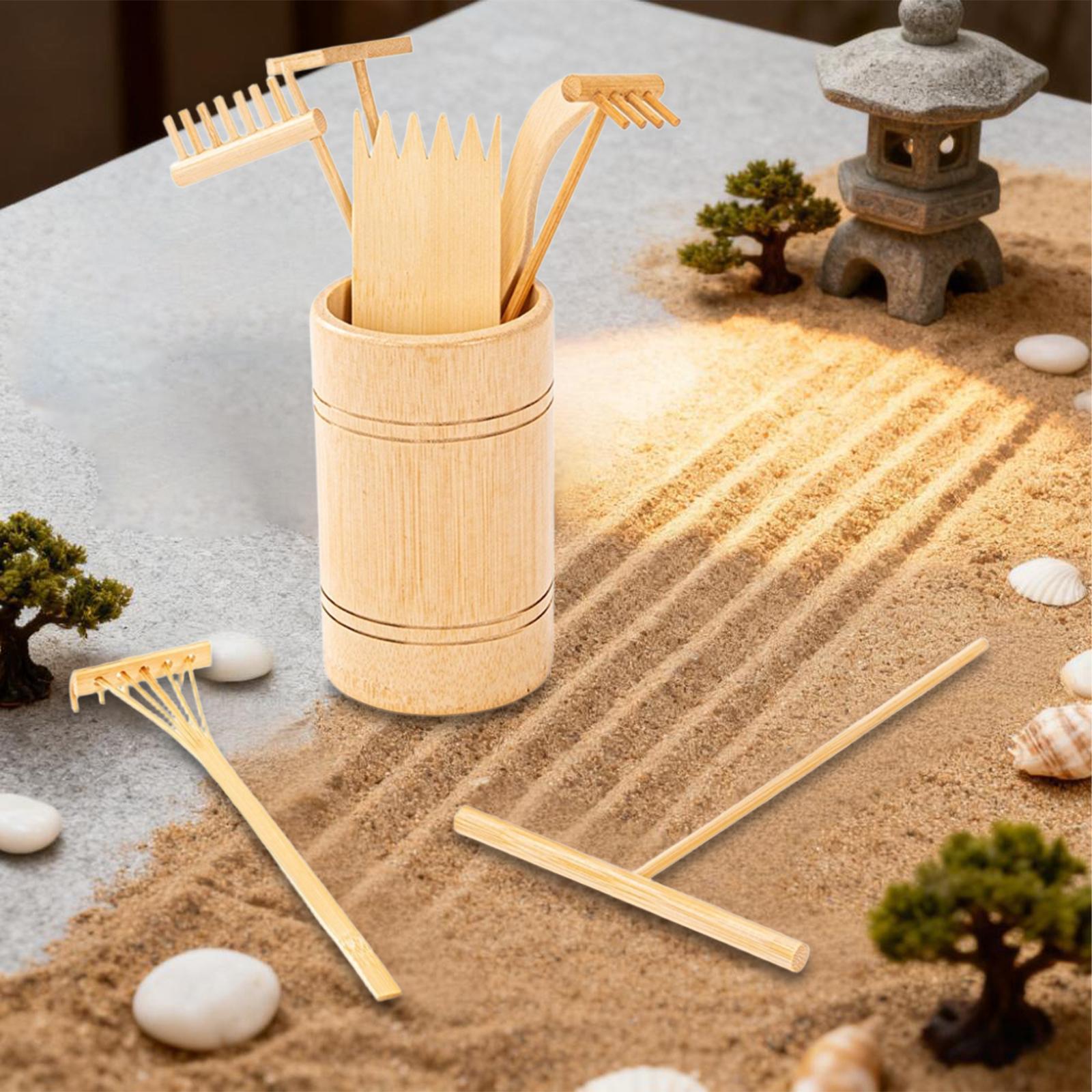 8 Pieces Mini Zen Sand Rake Cr - Zen Gardening Tools recension och pris