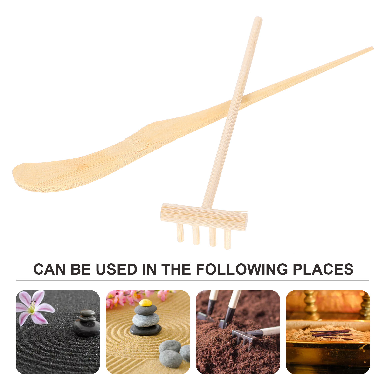 Mini Zen Garden Rake Set Woode - Zen Gardening Tools recension och pris