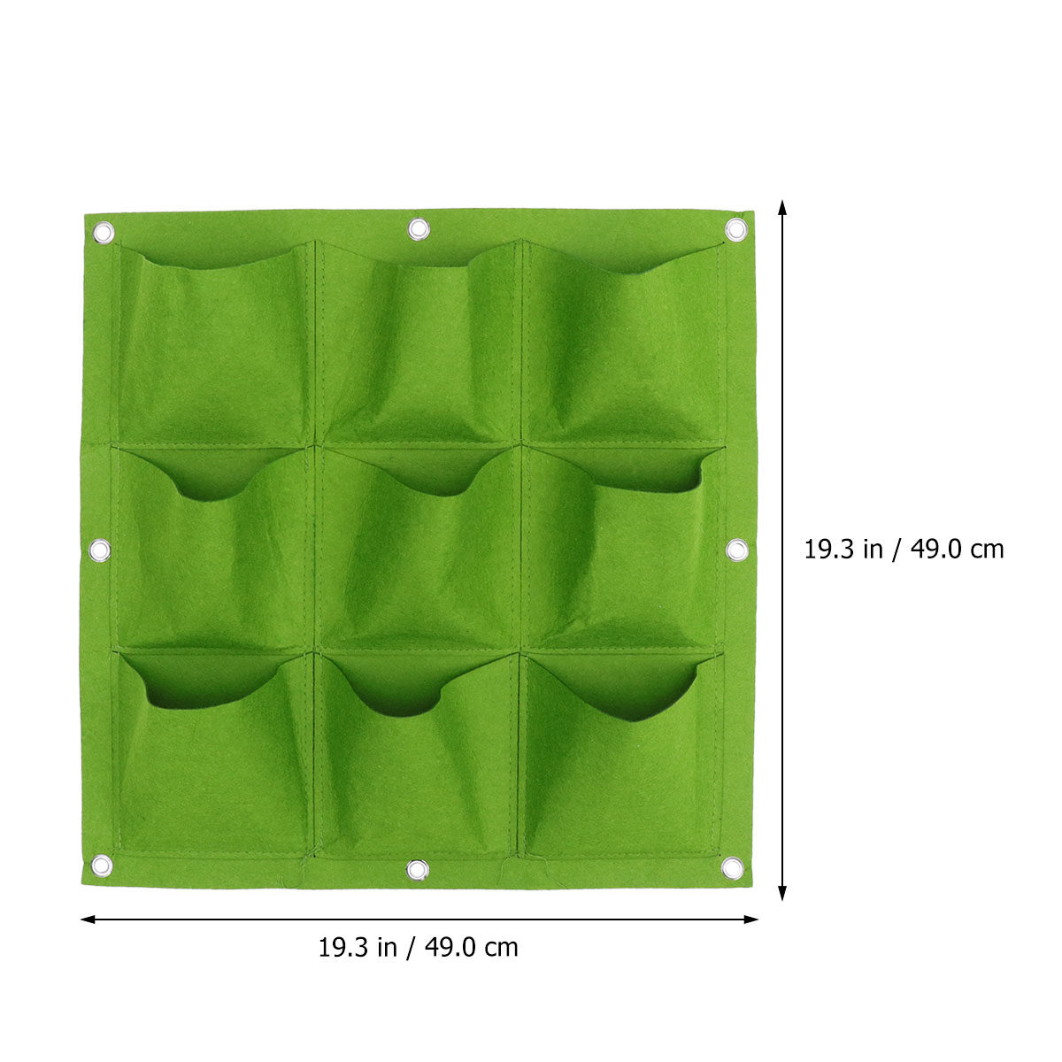 9-Pocket Wall Hanging Plant Ba - Outdoor Planting Bag recension och pris