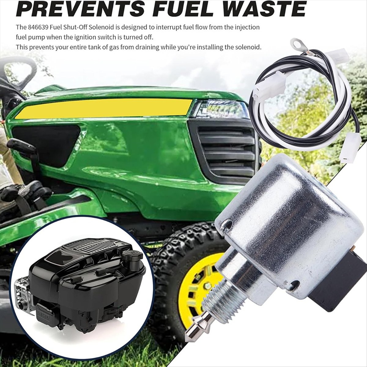 A24I 846639 Shut-Off Solenoid  - Gardening Tools B&Q recension och pris
