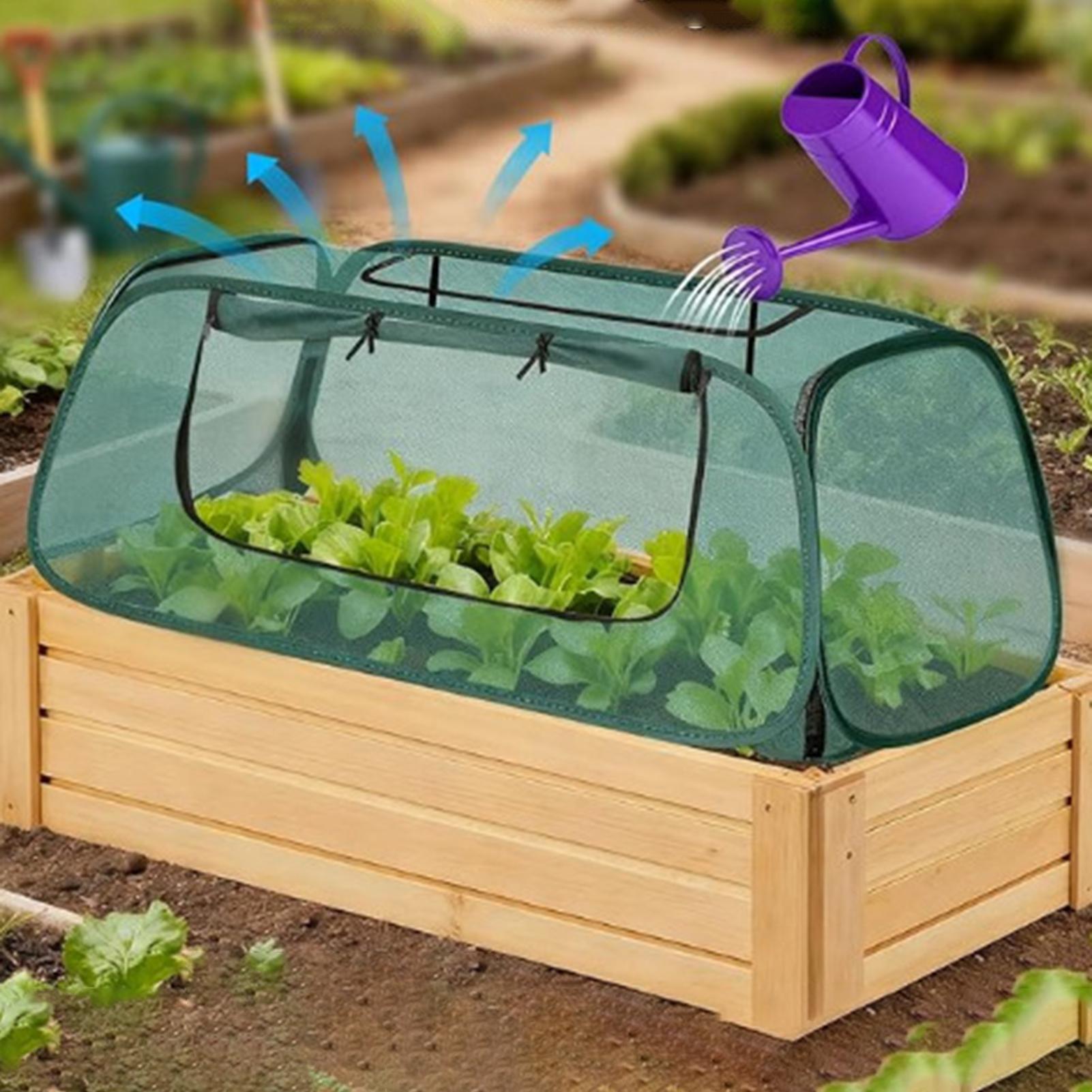 Popup Garden Mesh Plant Cover  - Outdoor Planting Bag recension och pris