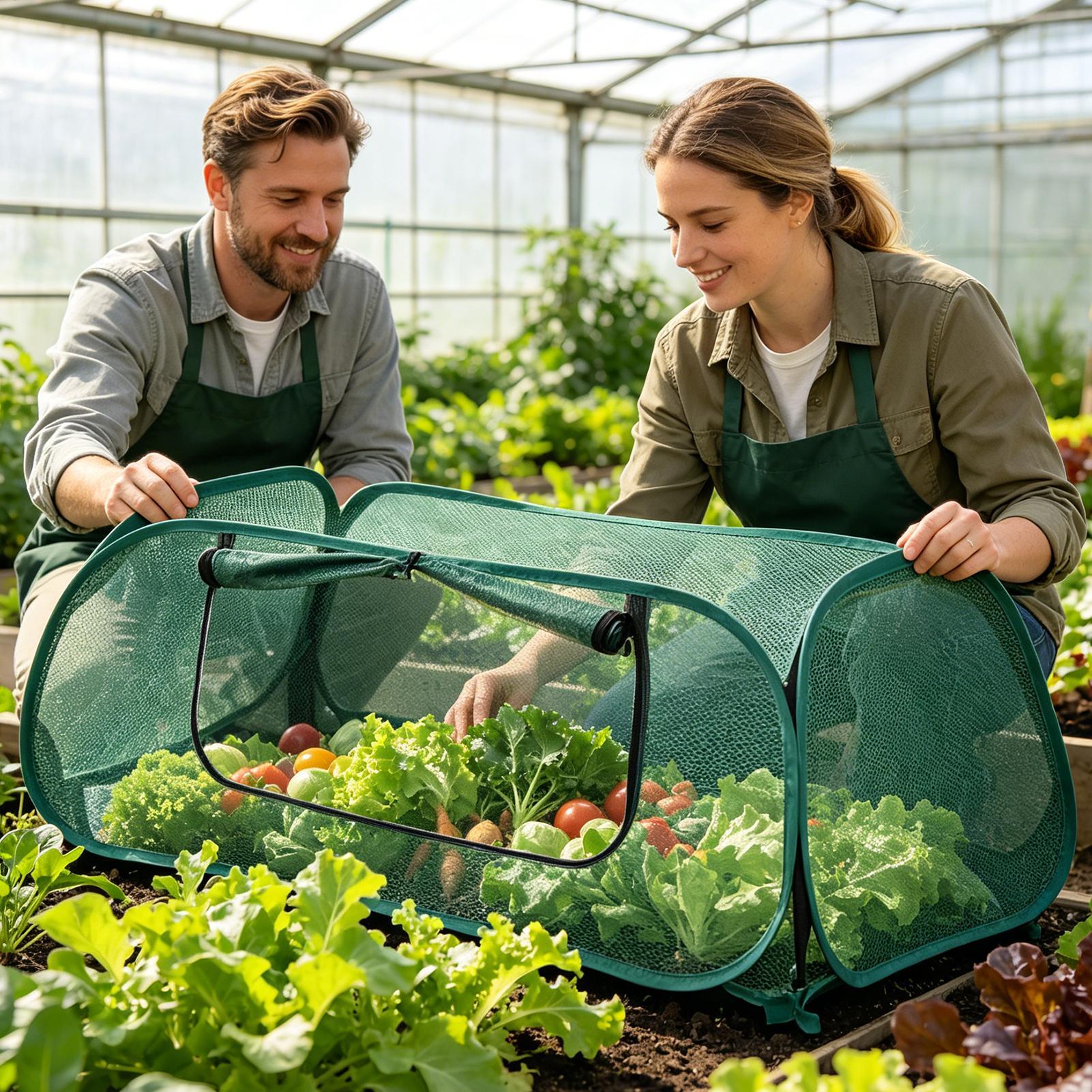 Popup Garden Mesh Plant Cover  - Outdoor Planting Bag recension och pris