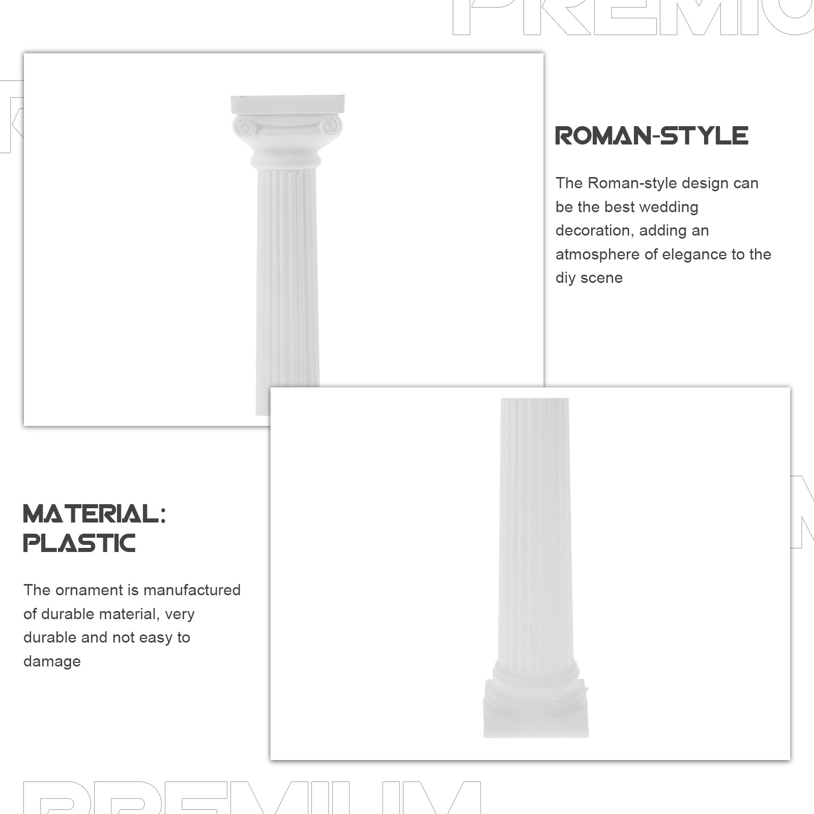 6Pcs Mini Roman Pillar Decorat - Gardening Tools Photo recension och pris