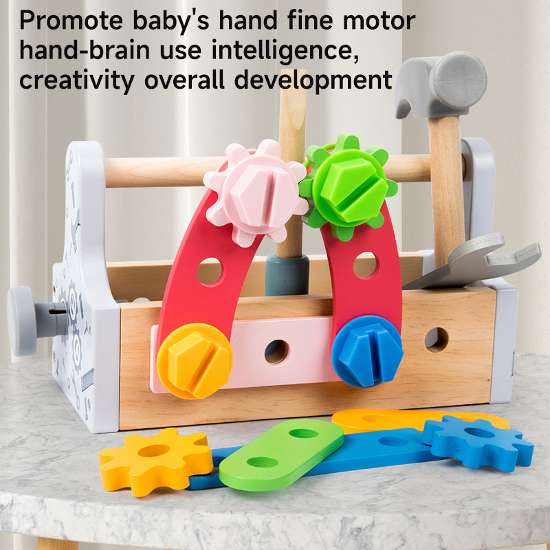Children Toolbox Wooden Toys D - Gardening Tools Kit For Kids recension och pris