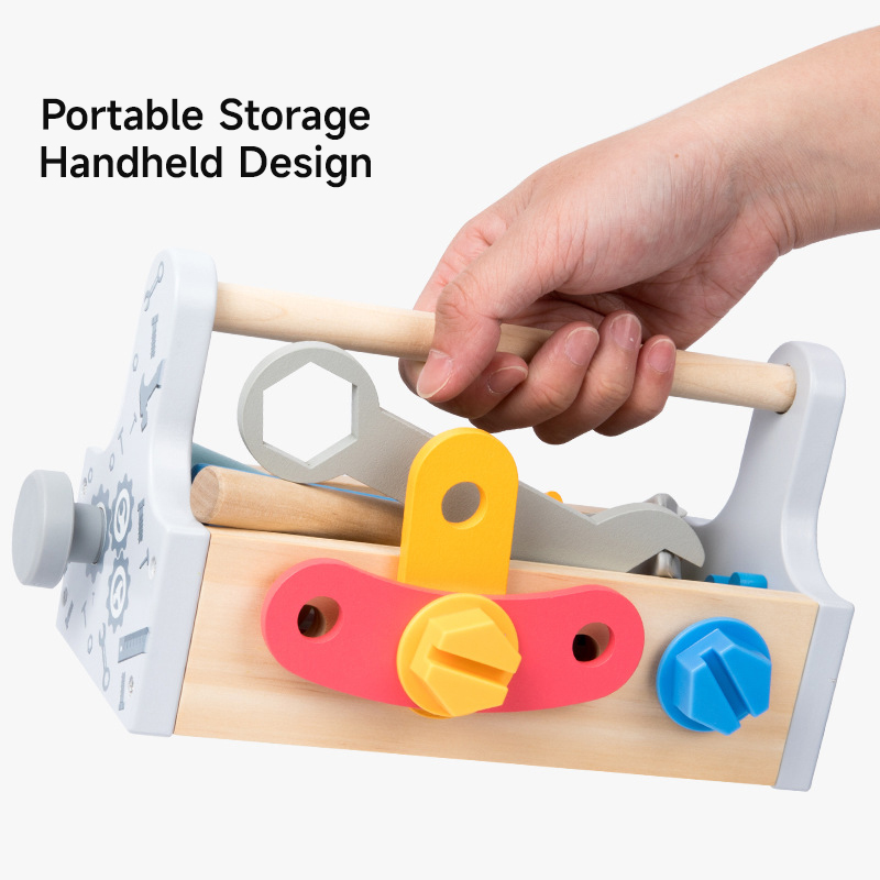 Children Toolbox Wooden Toys D - Gardening Tools Kit For Kids recension och pris