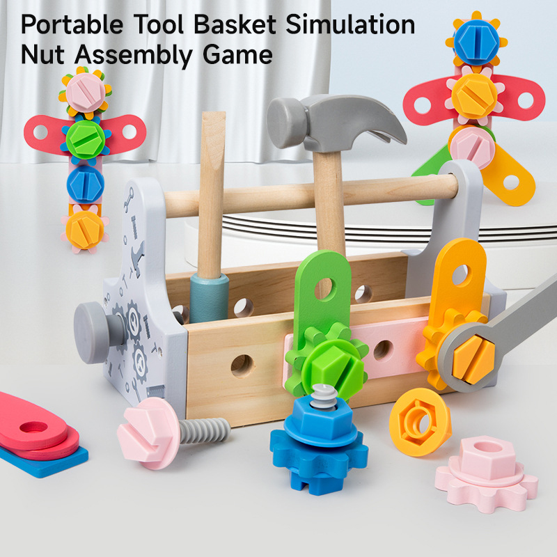 Children Toolbox Wooden Toys D - Gardening Tools Kit For Kids recension och pris