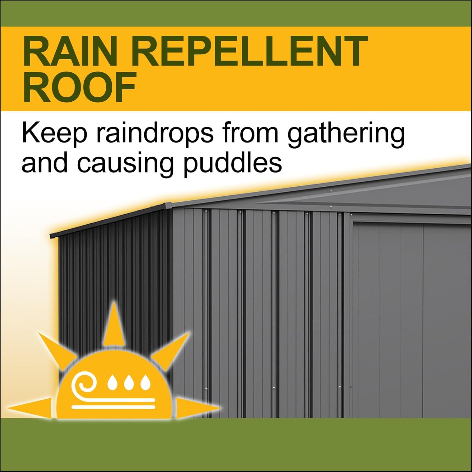 Steel Storage Shed Weatherproo - Gardening Tools And Equipment recension och pris