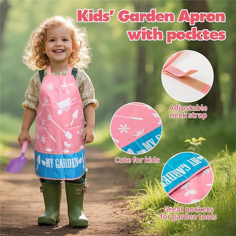 Superior-Kids Pink Gardening T - Gardening Tools Kit For Kids recension och pris