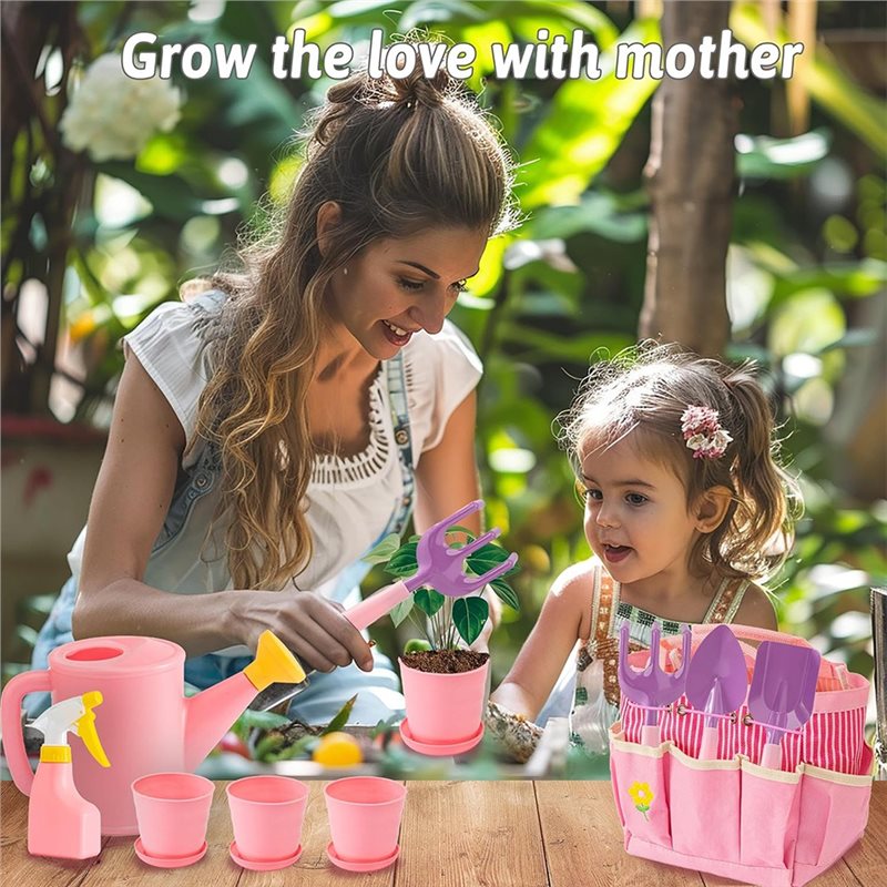 Superior-Kids Pink Gardening T - Gardening Tools Kit For Kids recension och pris