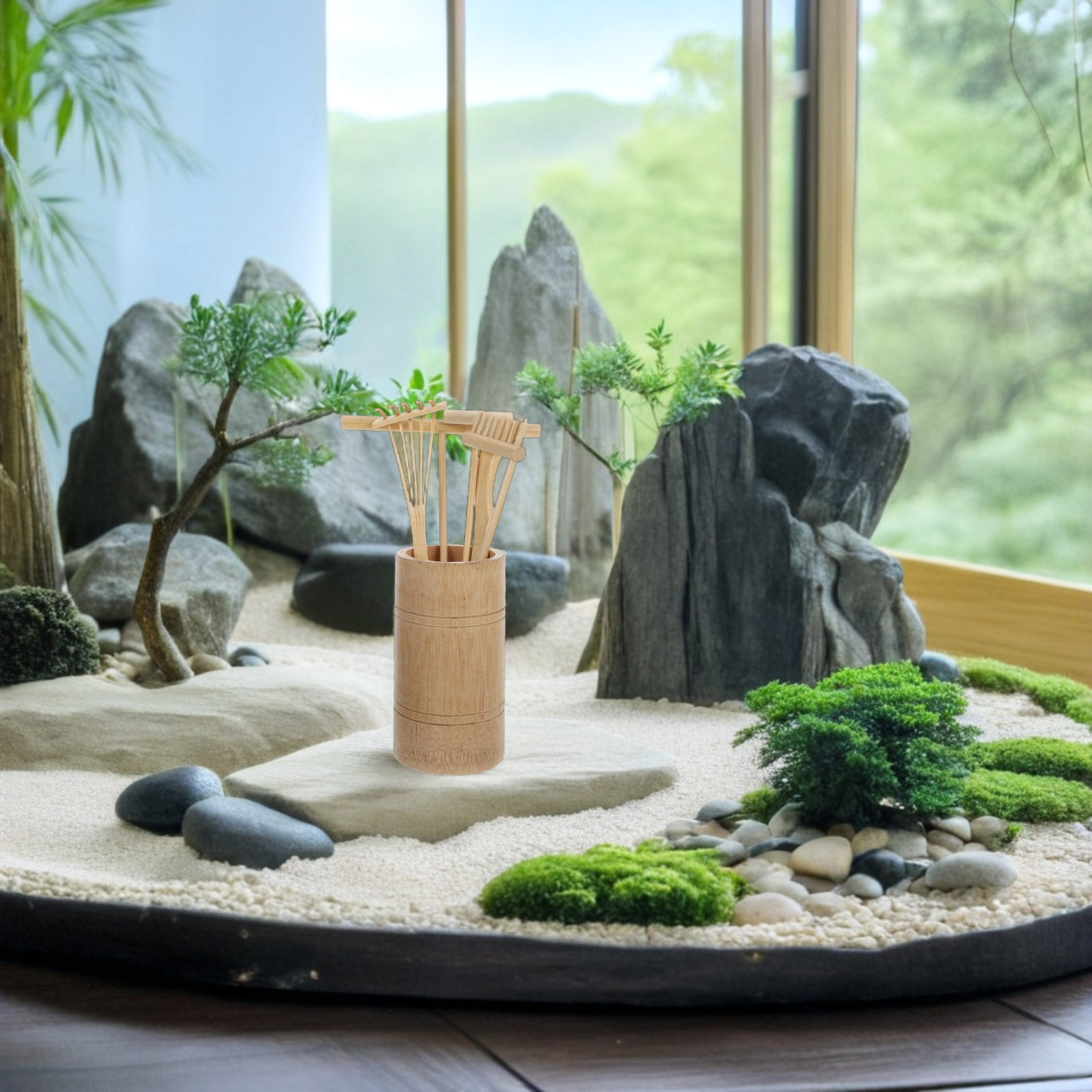 1Set Zen Sand Rake Set Miniatu - Zen Gardening Tools recension och pris