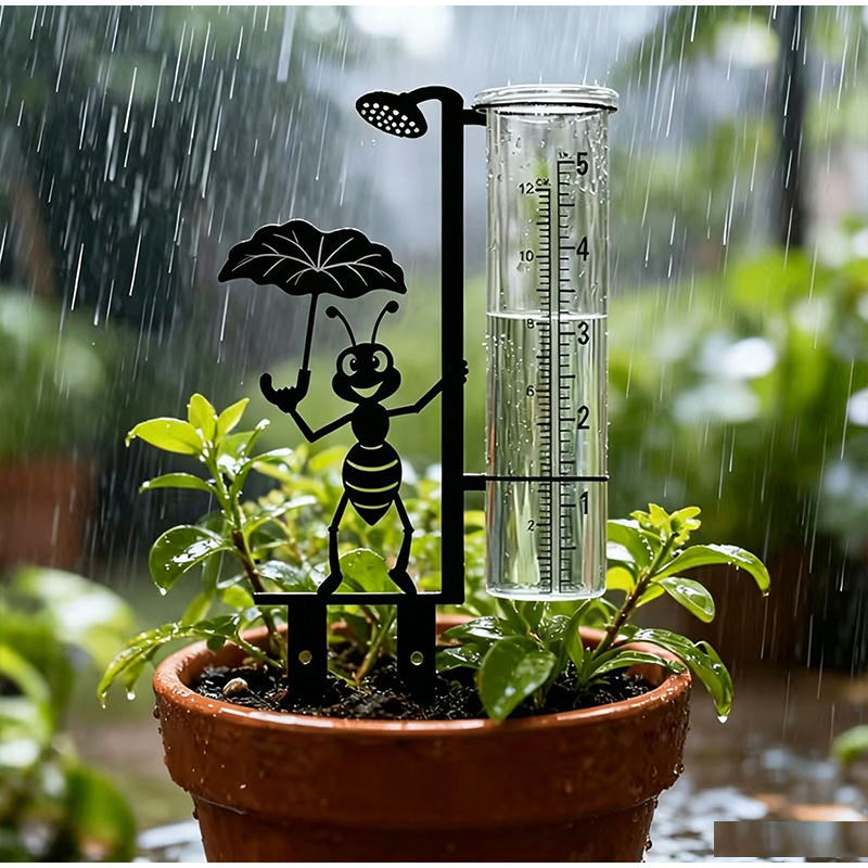 Metal Garden Rain Gauge Stake  - Gardening Tools Youtube recension och pris