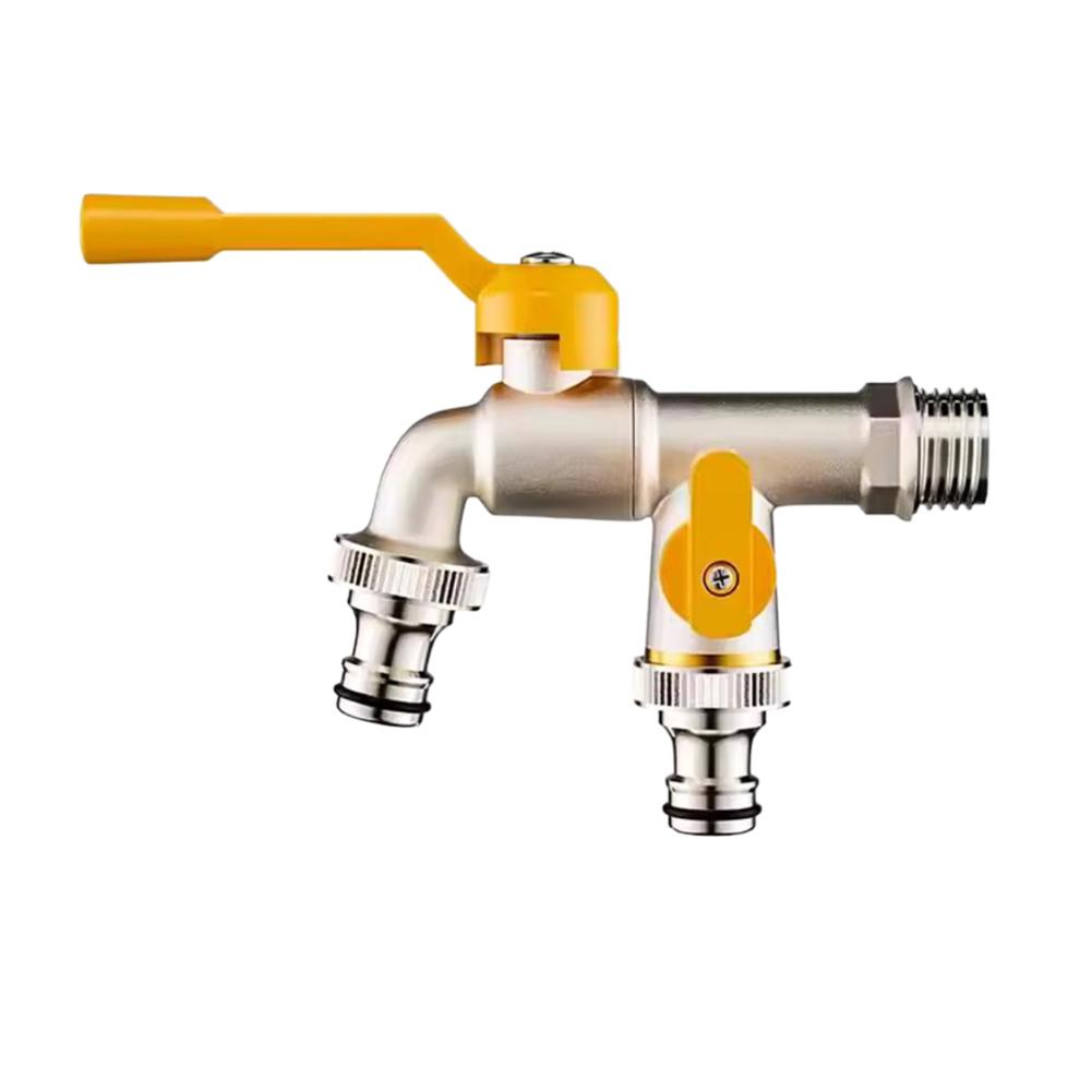 Outdoor Double Water Tap Fauce - Gardening Tools And Equipment recension och pris