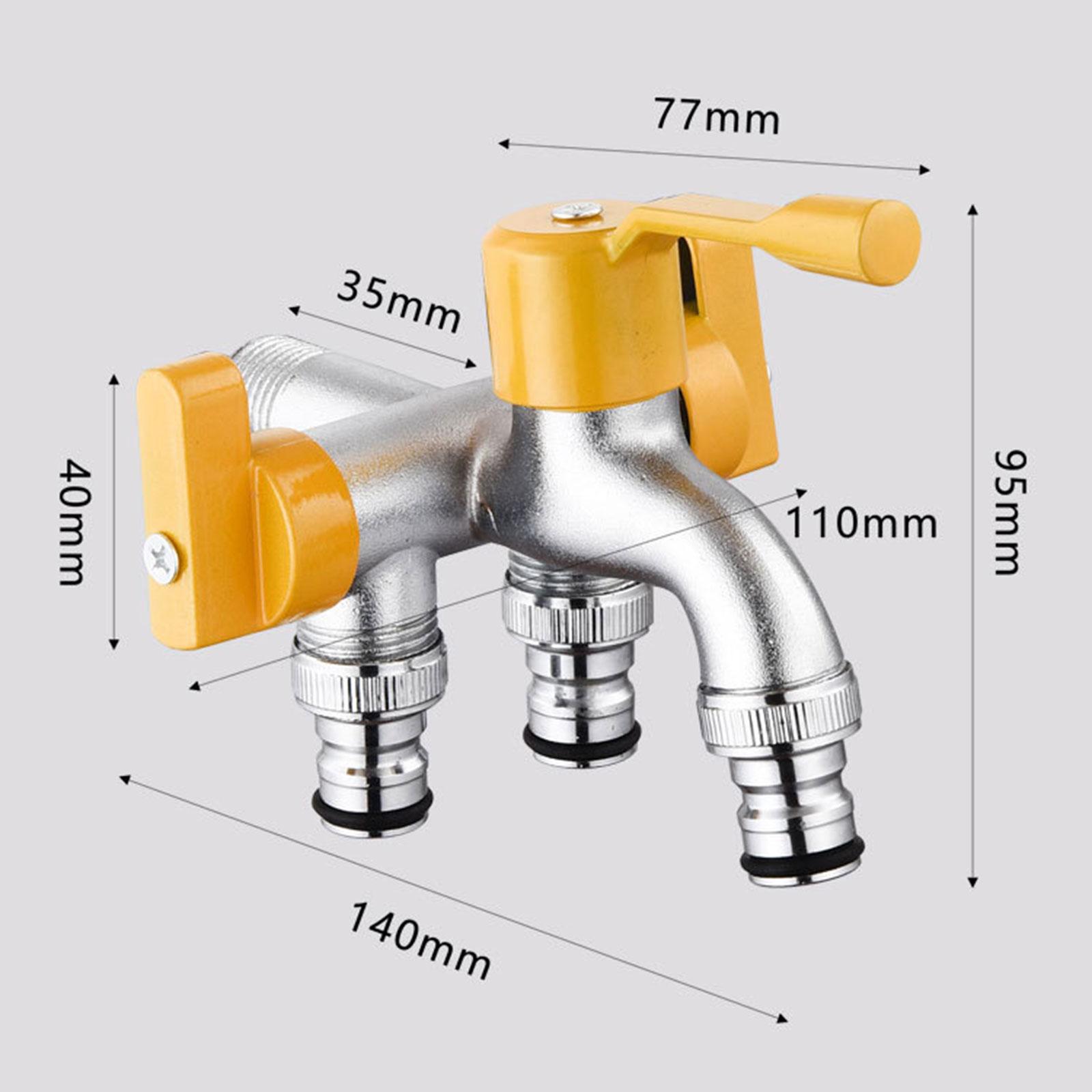 Outdoor Faucet Brass Three Way - Gardening Tools And Equipment recension och pris