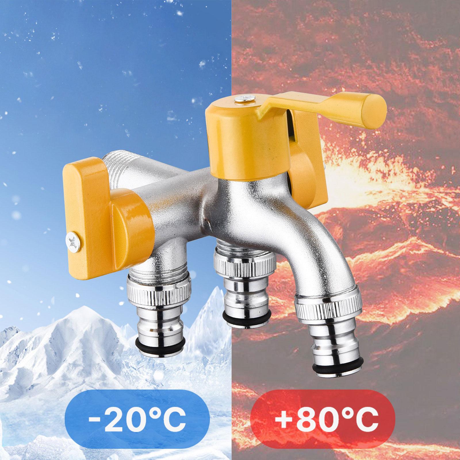 Outdoor Faucet Brass Three Way - Gardening Tools And Equipment recension och pris