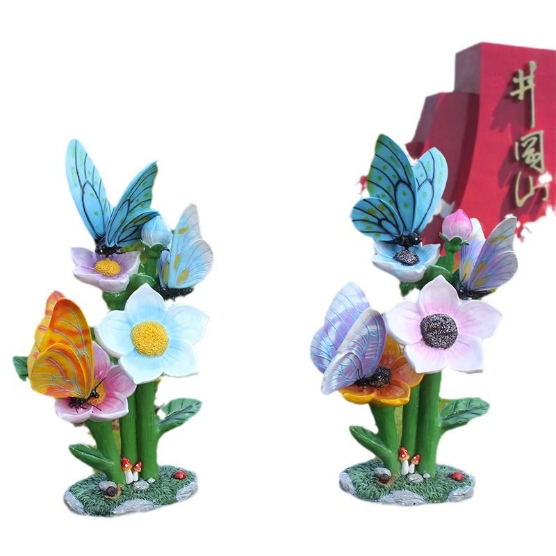 Outdoor butterfly flower sculp - Gardening Tools Photo recension och pris