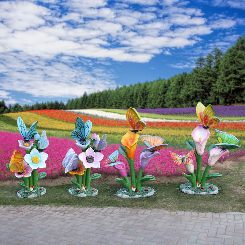 Outdoor butterfly flower sculp - Gardening Tools Photo recension och pris