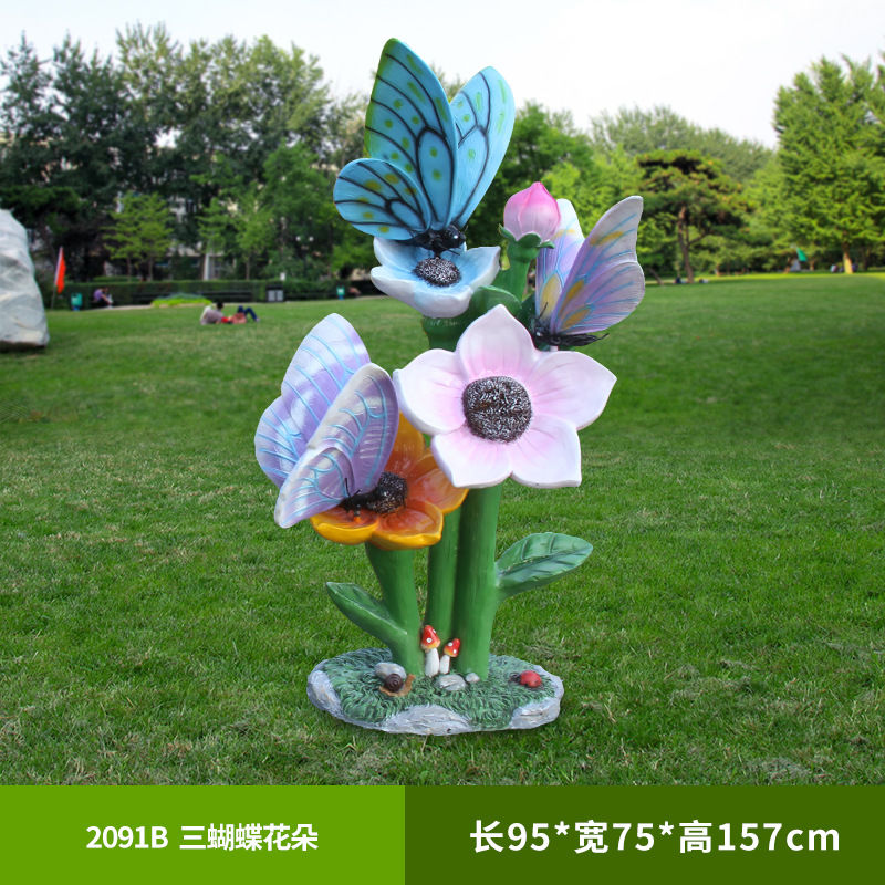 Outdoor butterfly flower sculp - Gardening Tools Photo recension och pris