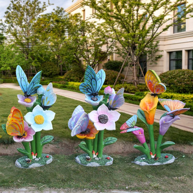 Outdoor butterfly flower sculp - Gardening Tools Photo recension och pris