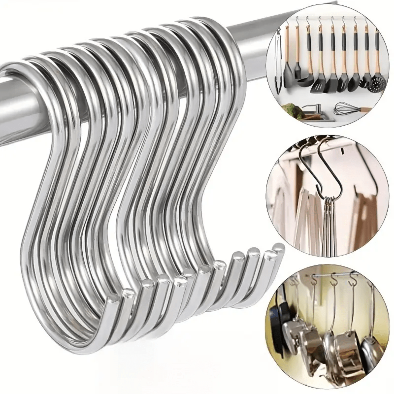 20PCS Stainless Steel S-Shape  - Outdoor Planting Bag recension och pris