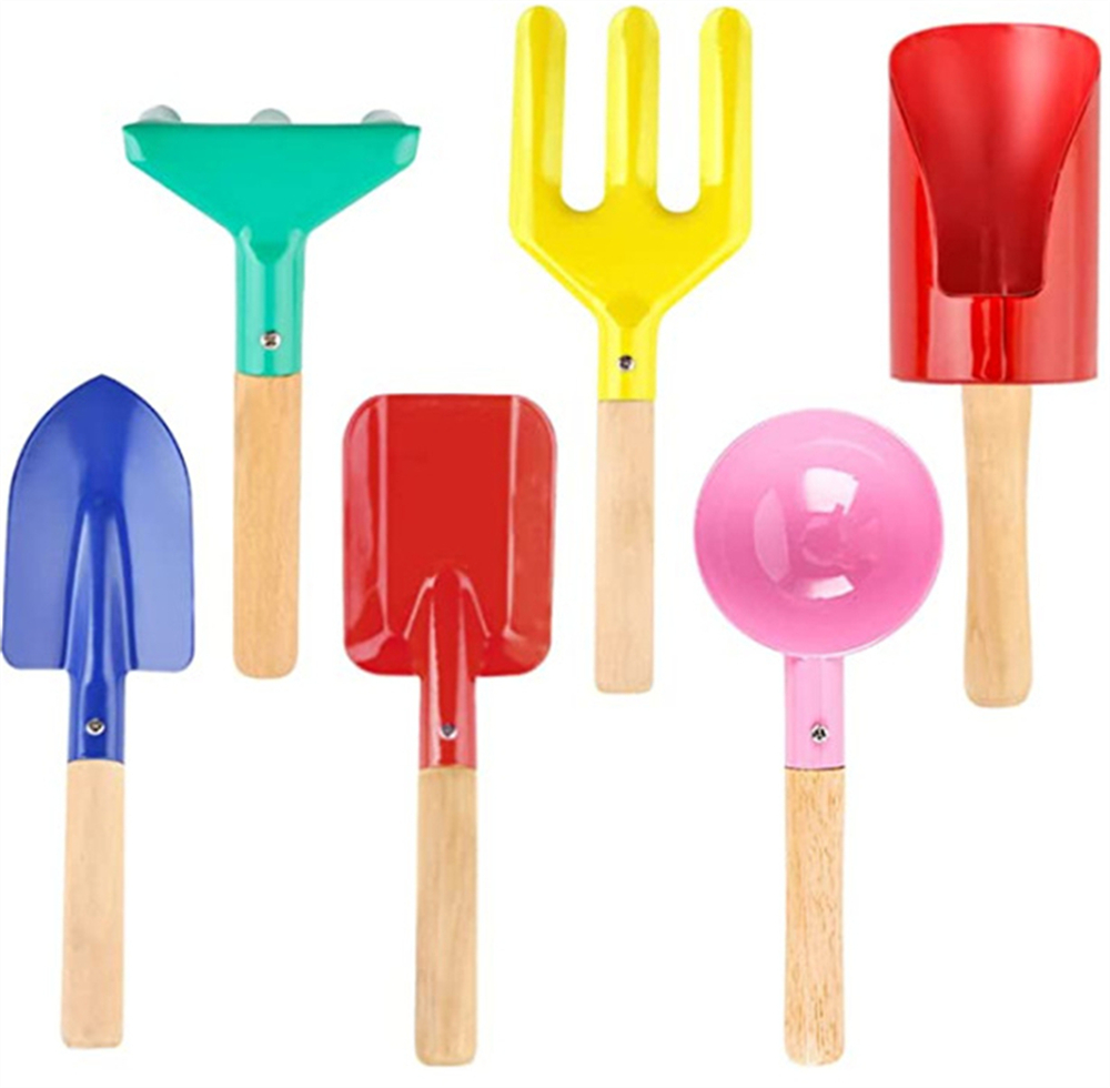 Colorful 6pcs Multifunctional  - Gardening Tools Kit For Kids recension och pris