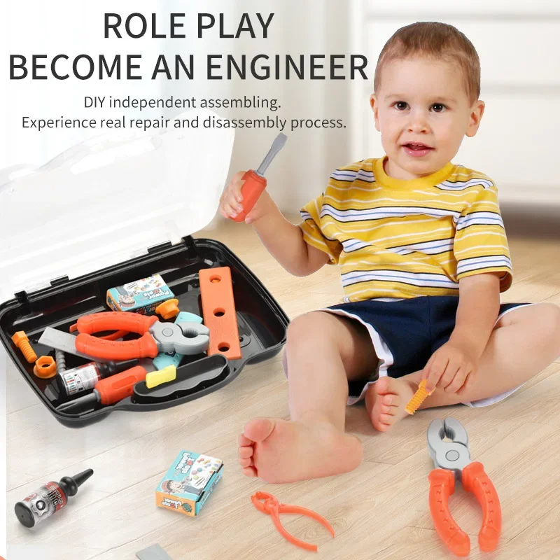Pretend Play Tool Box Set Kids - Gardening Tools Kit For Kids recension och pris