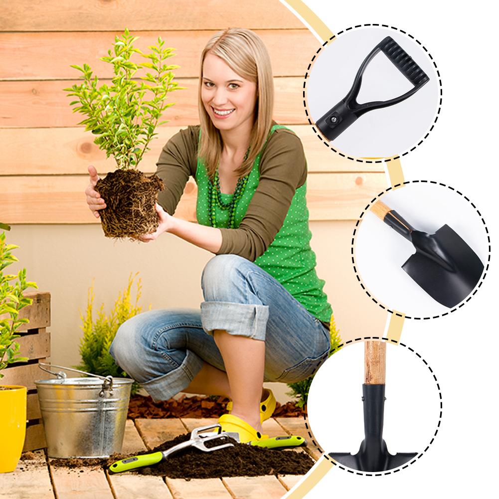 36cm Garden Shovel WIth Wooden - Gardening Tools Kit For Kids recension och pris