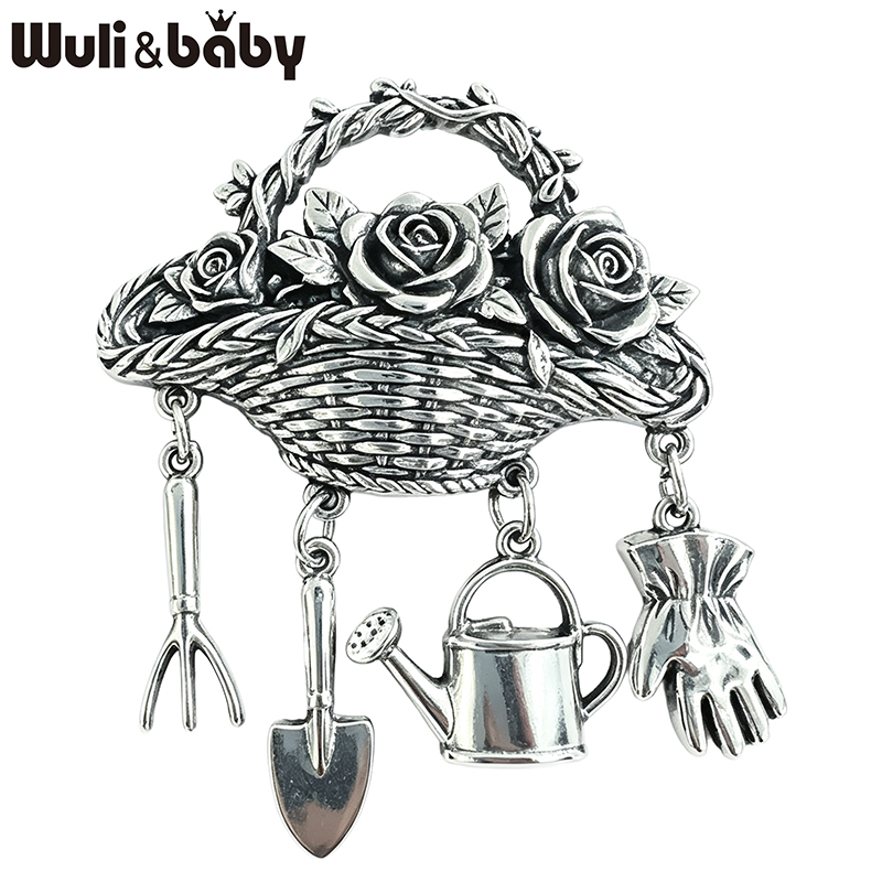 Wuli&baby Vintage Flowers Bask - Gardening Tools For 3 Year Old recension och pris