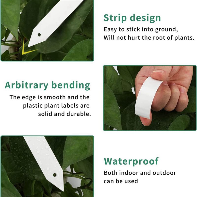 REST 200 Pcs Plastic Plant Nur - Gardening Tools Labeled recension och pris
