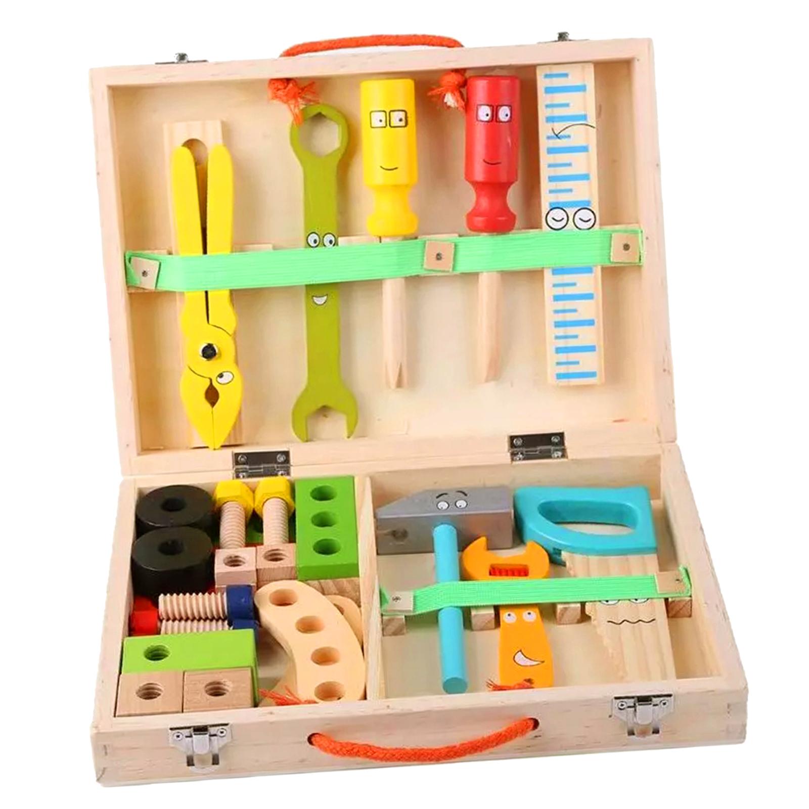 Wooden Kids Tool Set Tool Kit  - Gardening Tools Kit For Kids recension och pris
