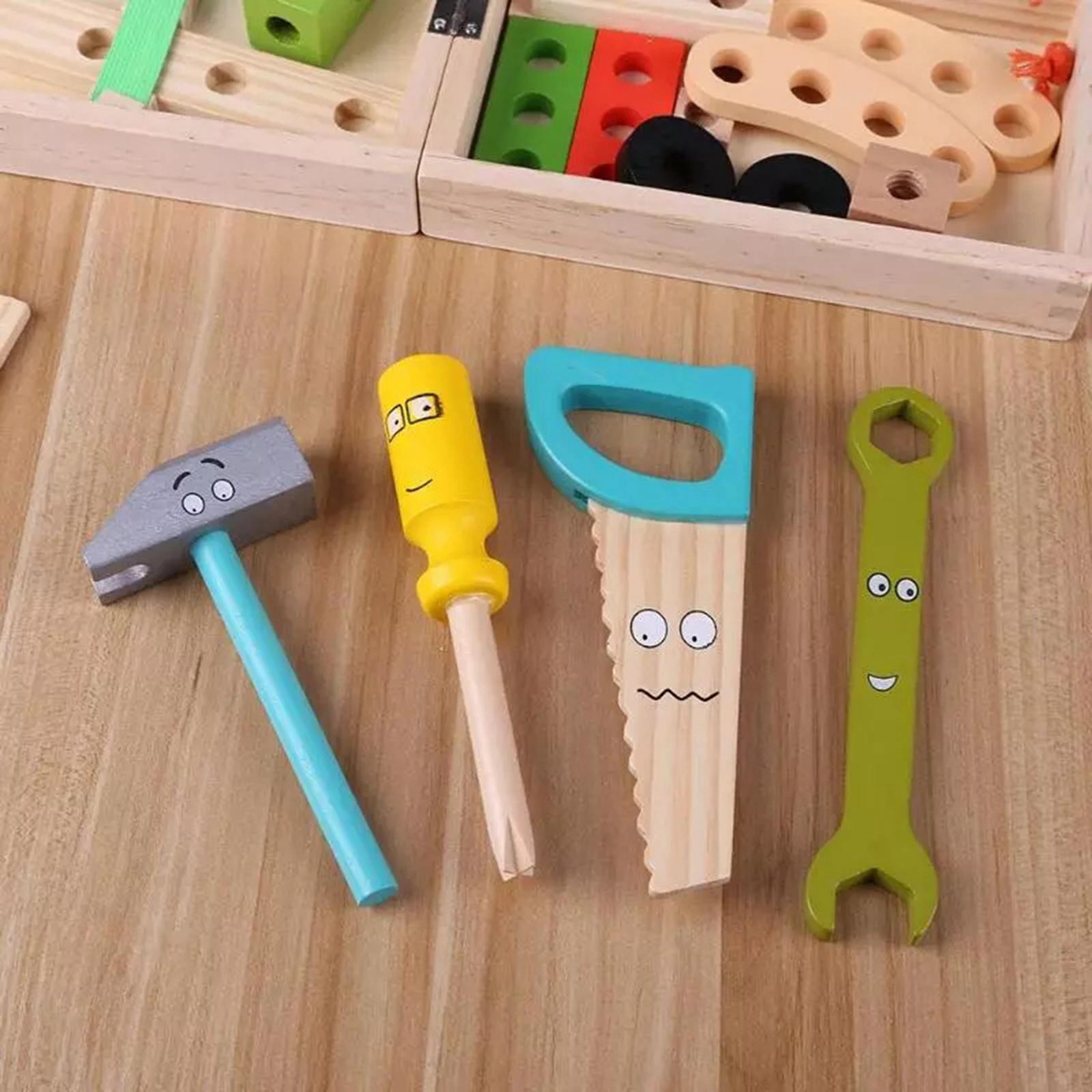 Wooden Kids Tool Set Tool Kit  - Gardening Tools Kit For Kids recension och pris
